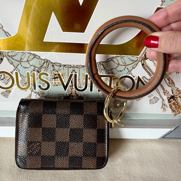 Louis Vuitton Damier Ebene Compact LV Zippy Wallet Wristlet - Picture 11 of 16